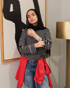 Retro stripe T shirt