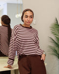 Retro stripe T shirt