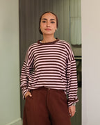 Retro stripe T shirt