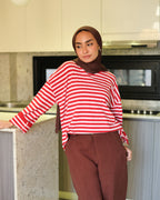 Retro stripe T shirt