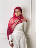 Saffron Rose Marble Scarf