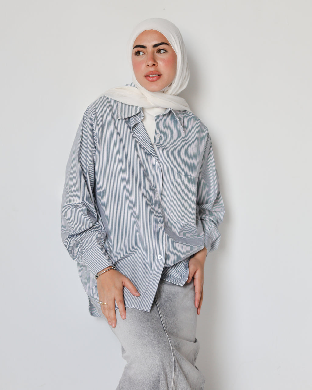 Timeless Stripe chemise