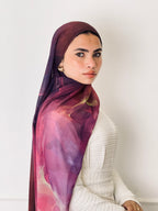Celestial Glow Marble Scarf
