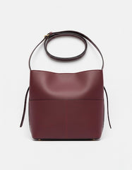Leather Crossbody Bag With Pockets