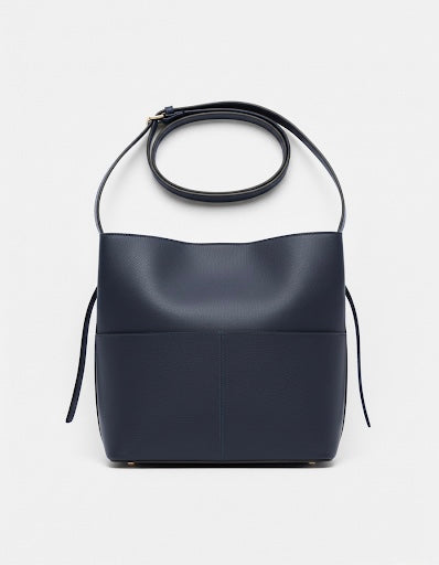 Leather Crossbody Bag With Pockets