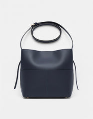 Leather Crossbody Bag With Pockets