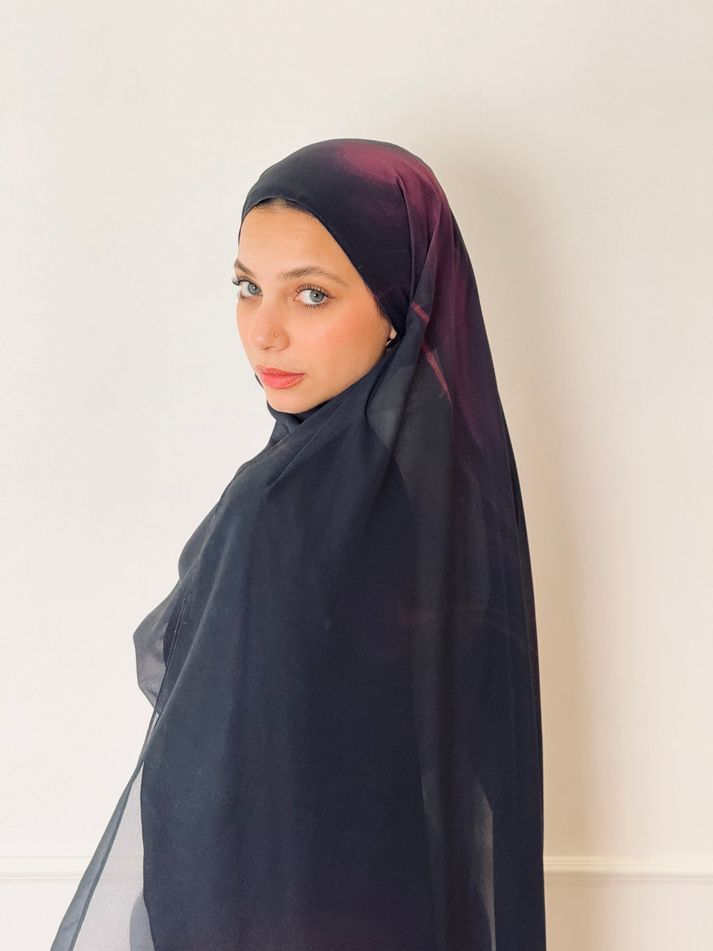 Purple Magic Marble Scarf