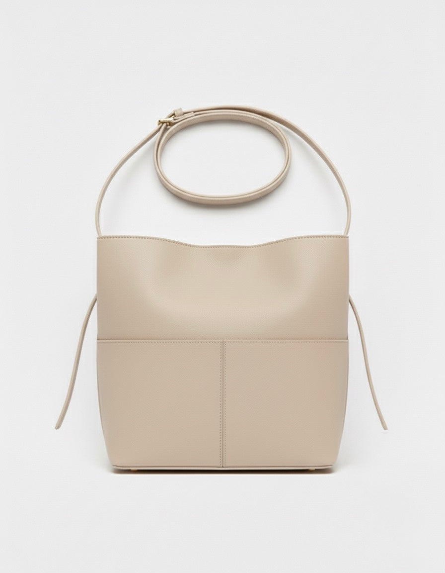 Leather Crossbody Bag With Pockets