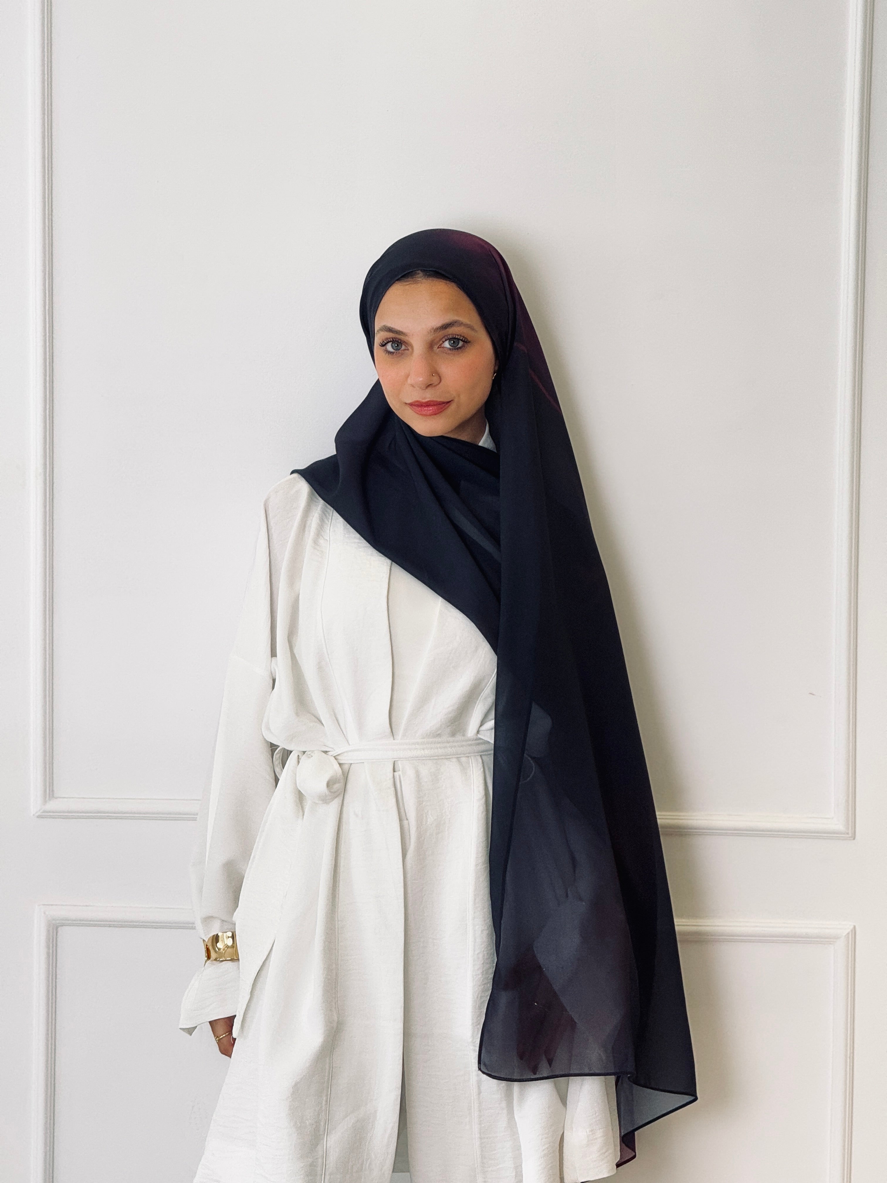 Purple Magic Marble Scarf