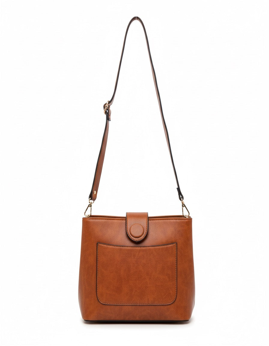 Leather Bucket Bag