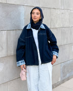 the vintage fit jacket carroux in Blue