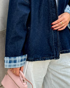 the vintage fit jacket carroux in Blue