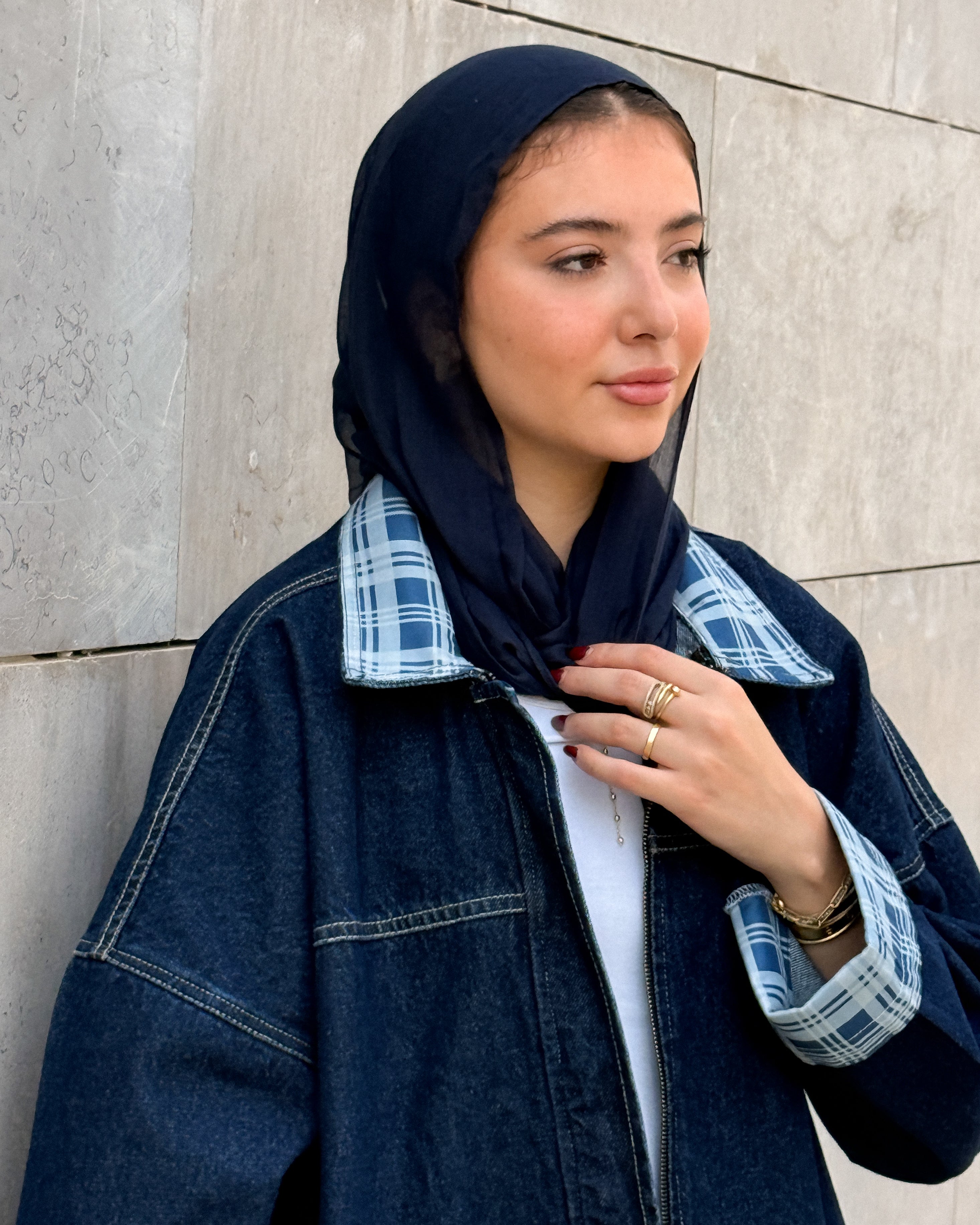 the vintage fit jacket carroux in Blue