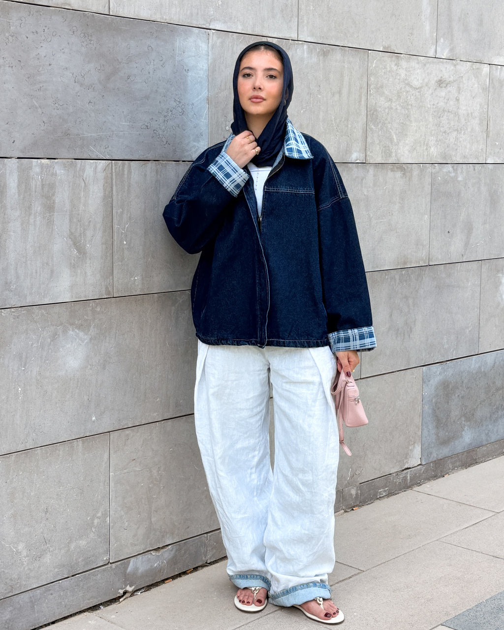 the vintage fit jacket carroux in Blue