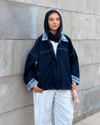 the vintage fit jacket carroux in Blue