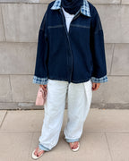 the vintage fit jacket carroux in Blue