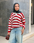 Mia Polo Stripe Shirt