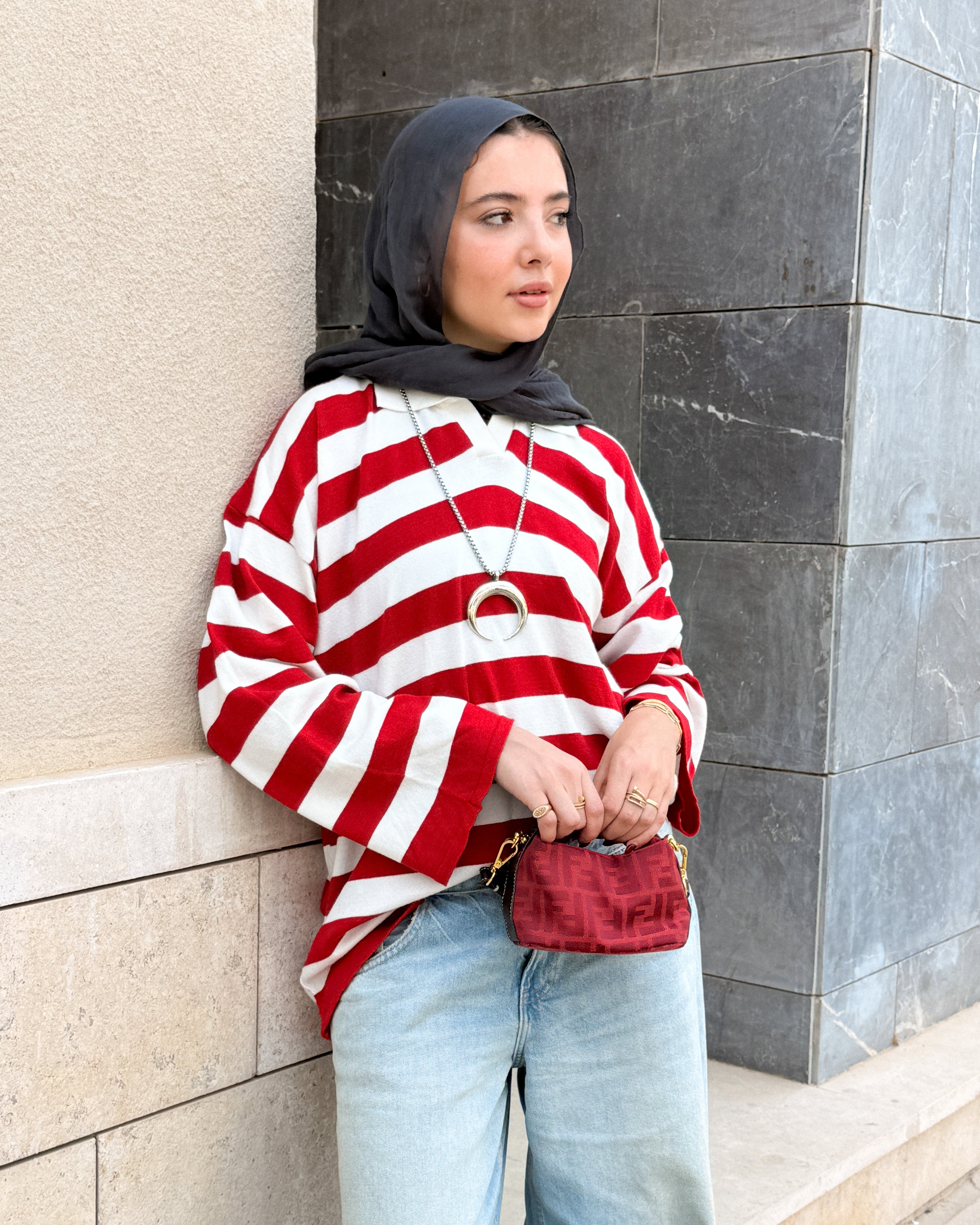 Mia Polo Stripe Shirt