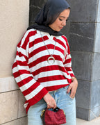 Mia Polo Stripe Shirt