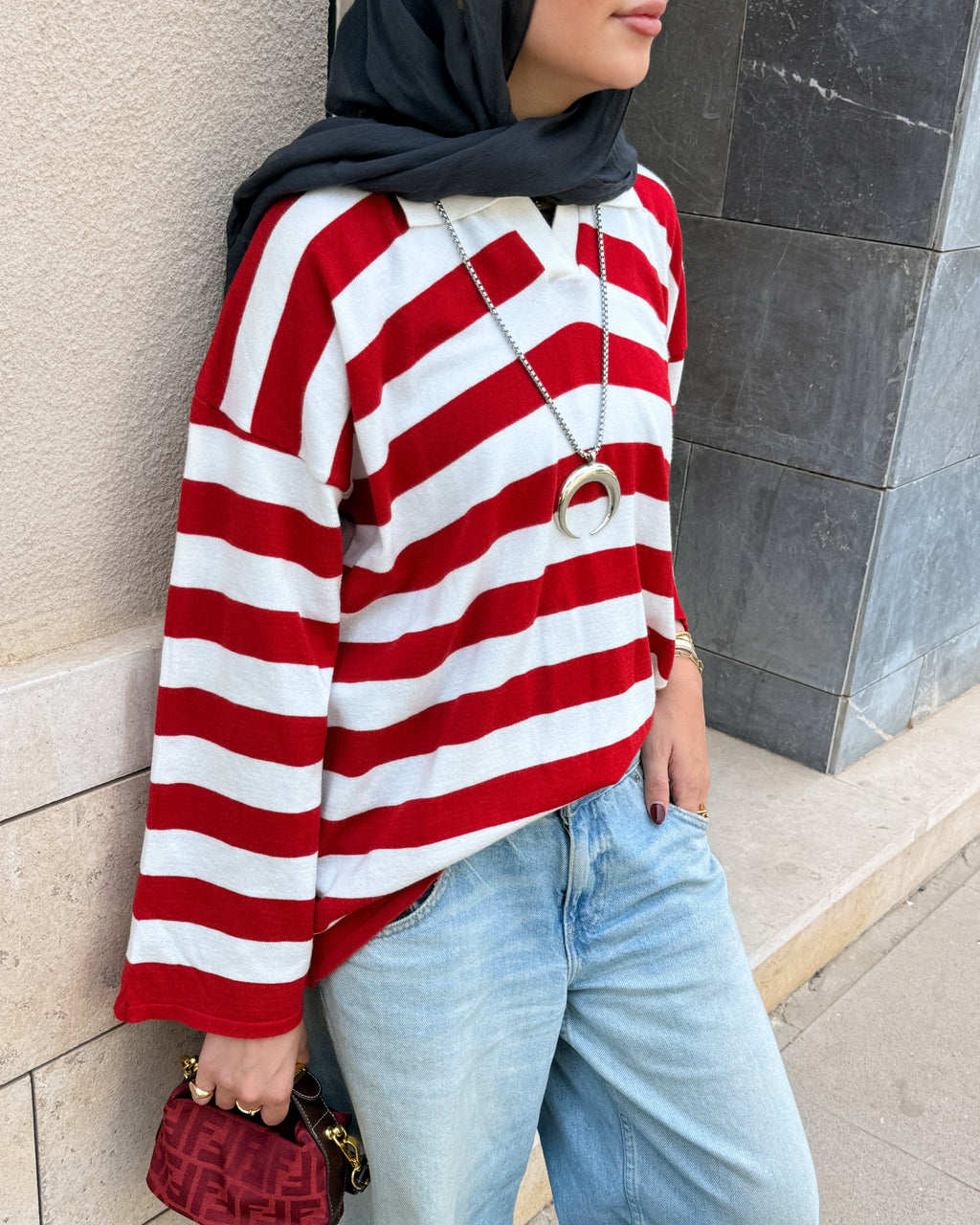 Mia Polo Stripe Shirt