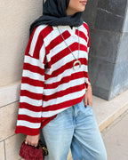 Mia Polo Stripe Shirt