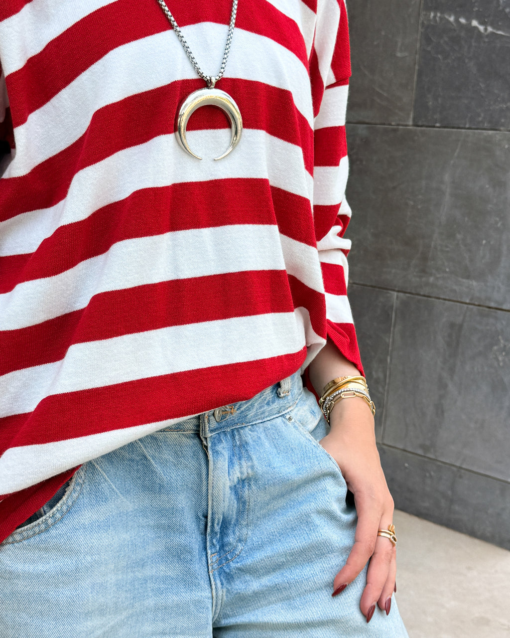 Mia Polo Stripe Shirt