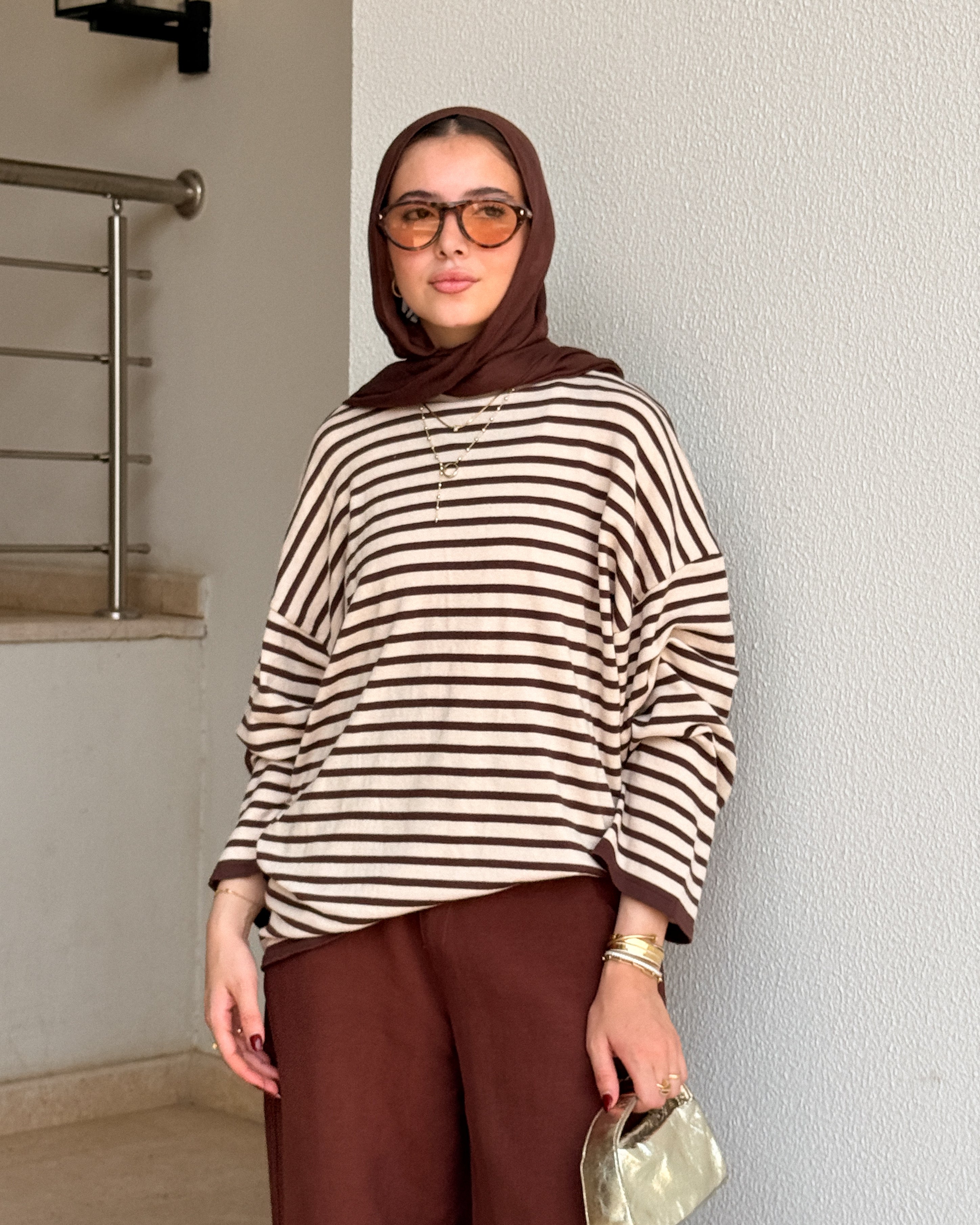 Amelie Knit Stripe Shirt