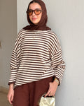Amelie Knit Stripe Shirt