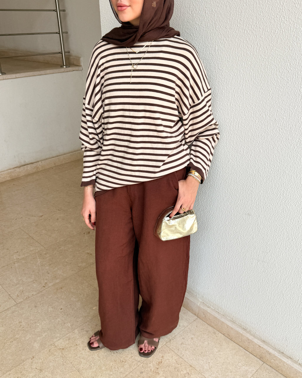 Amelie Knit Stripe Shirt