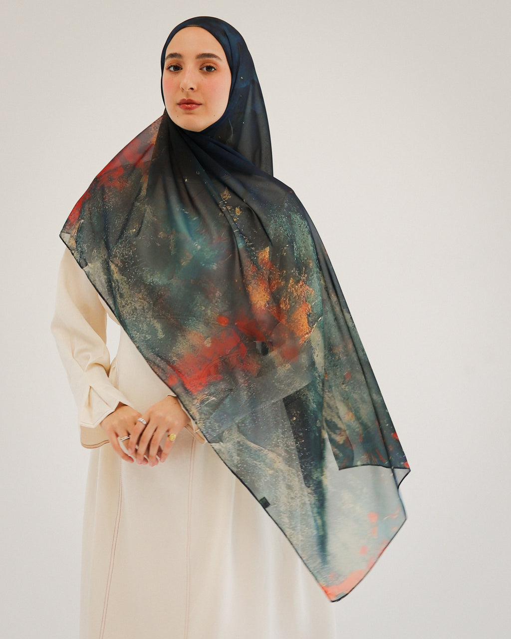 Midnight Ember Scarf