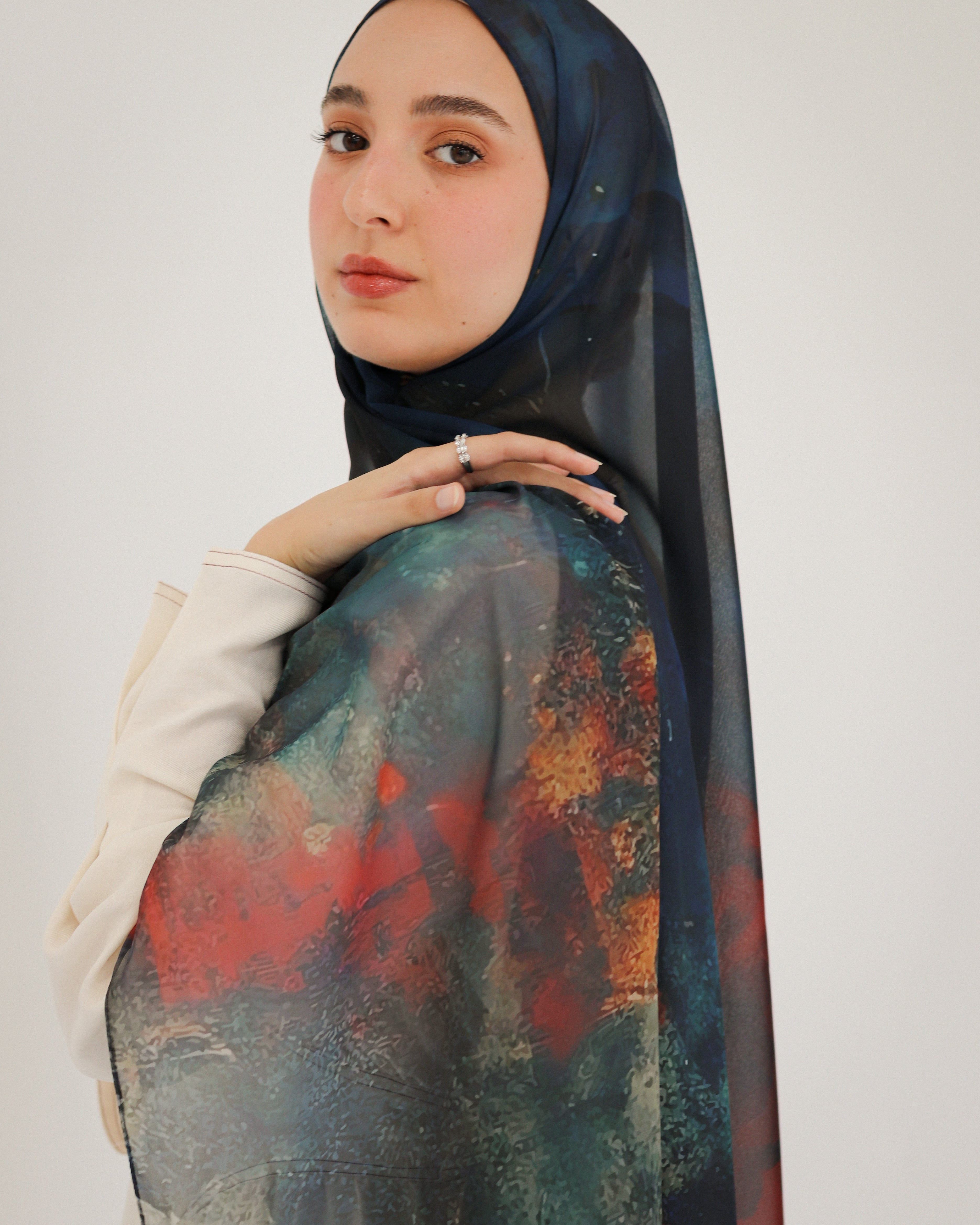 Midnight Ember Scarf