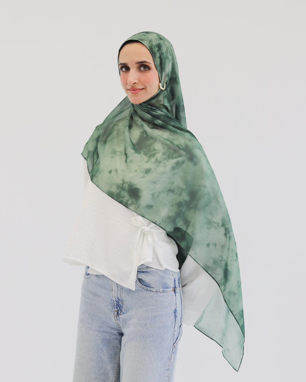 Emerald Marble Scarf