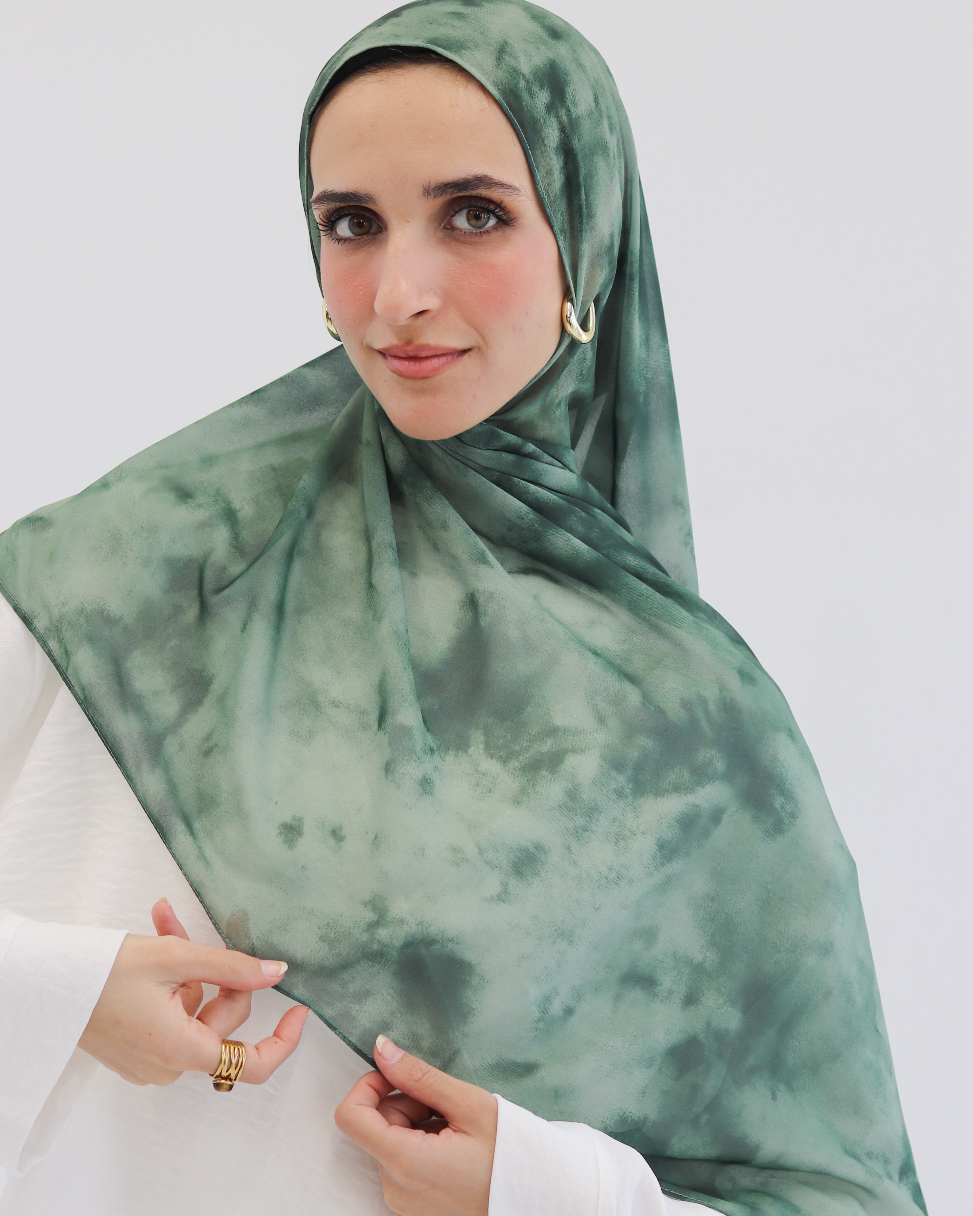 Emerald Marble Scarf