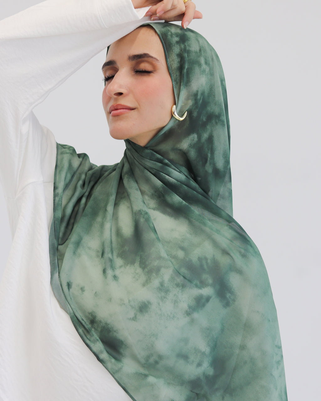 Emerald Marble Scarf