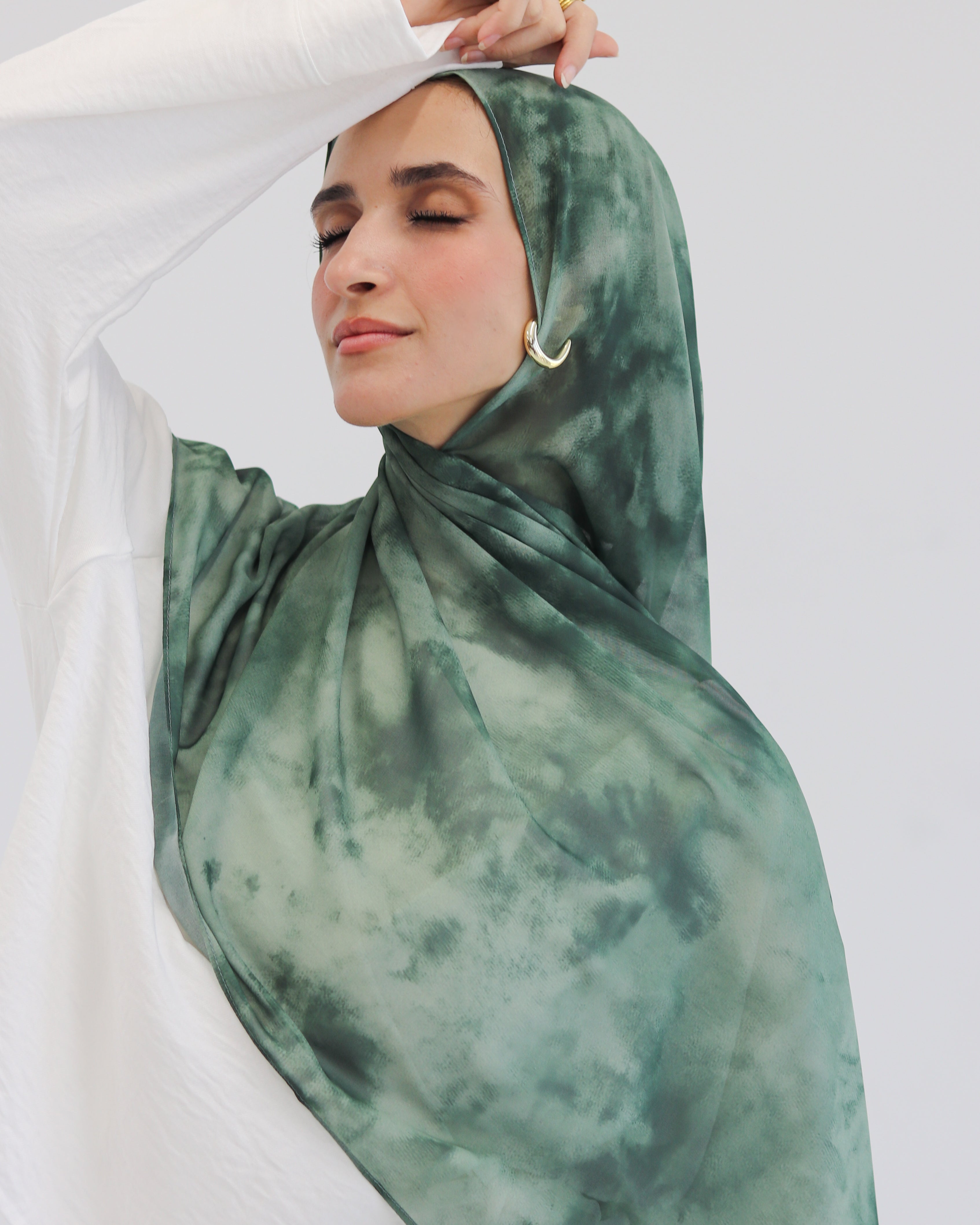 Emerald Marble Scarf