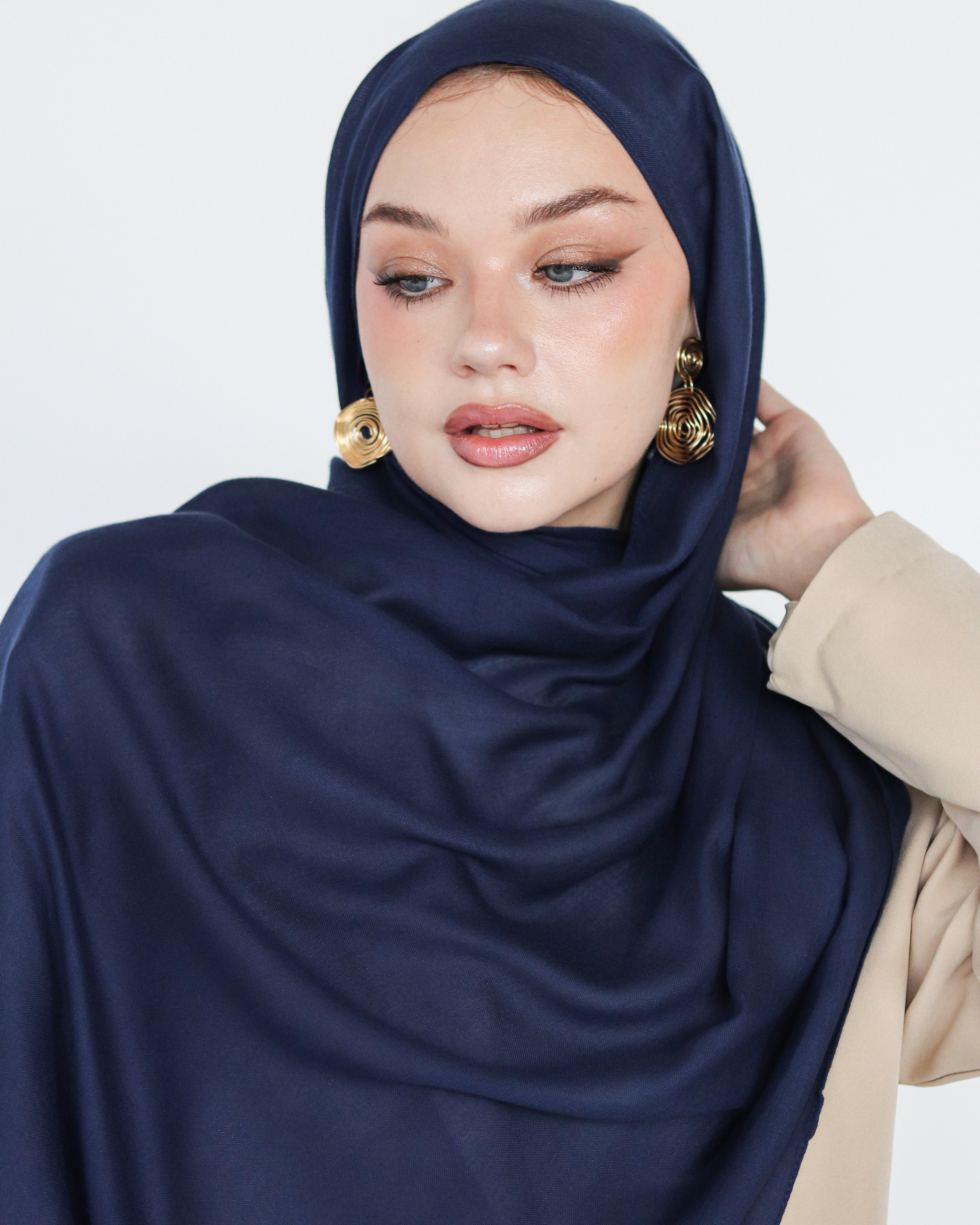 Elite Modal Scarf  - Inky Blue