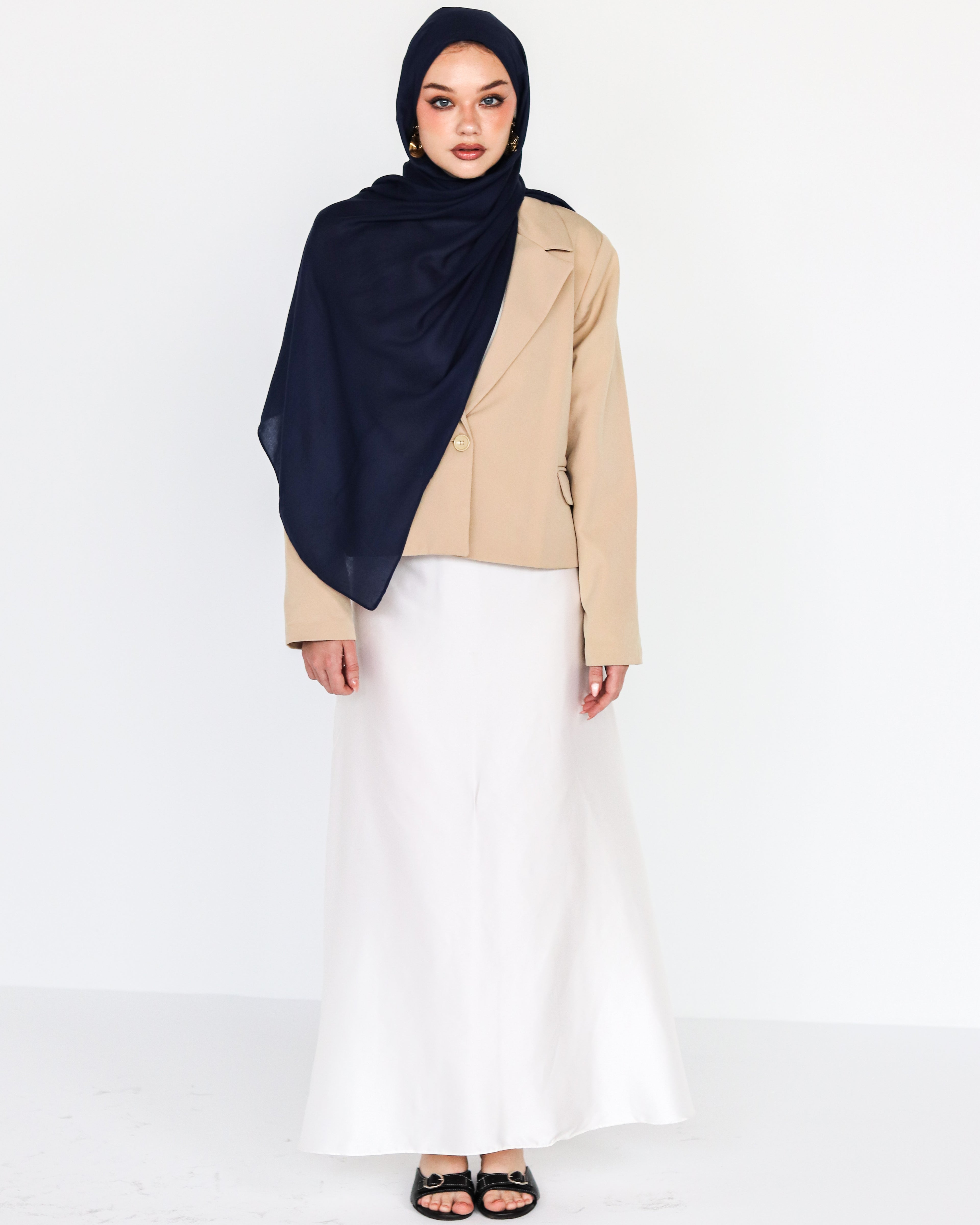 Elite Modal Scarf  - Inky Blue