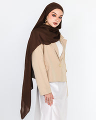 Elite Modal Scarf  - Espresso