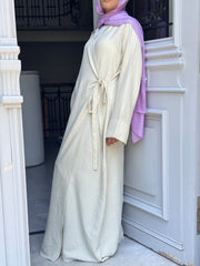 Ivory Wrap Dress