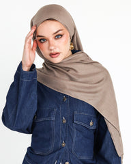 Elite Modal Scarf  - Mocha Brown