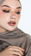 Elite Modal Scarf  - Mocha Brown