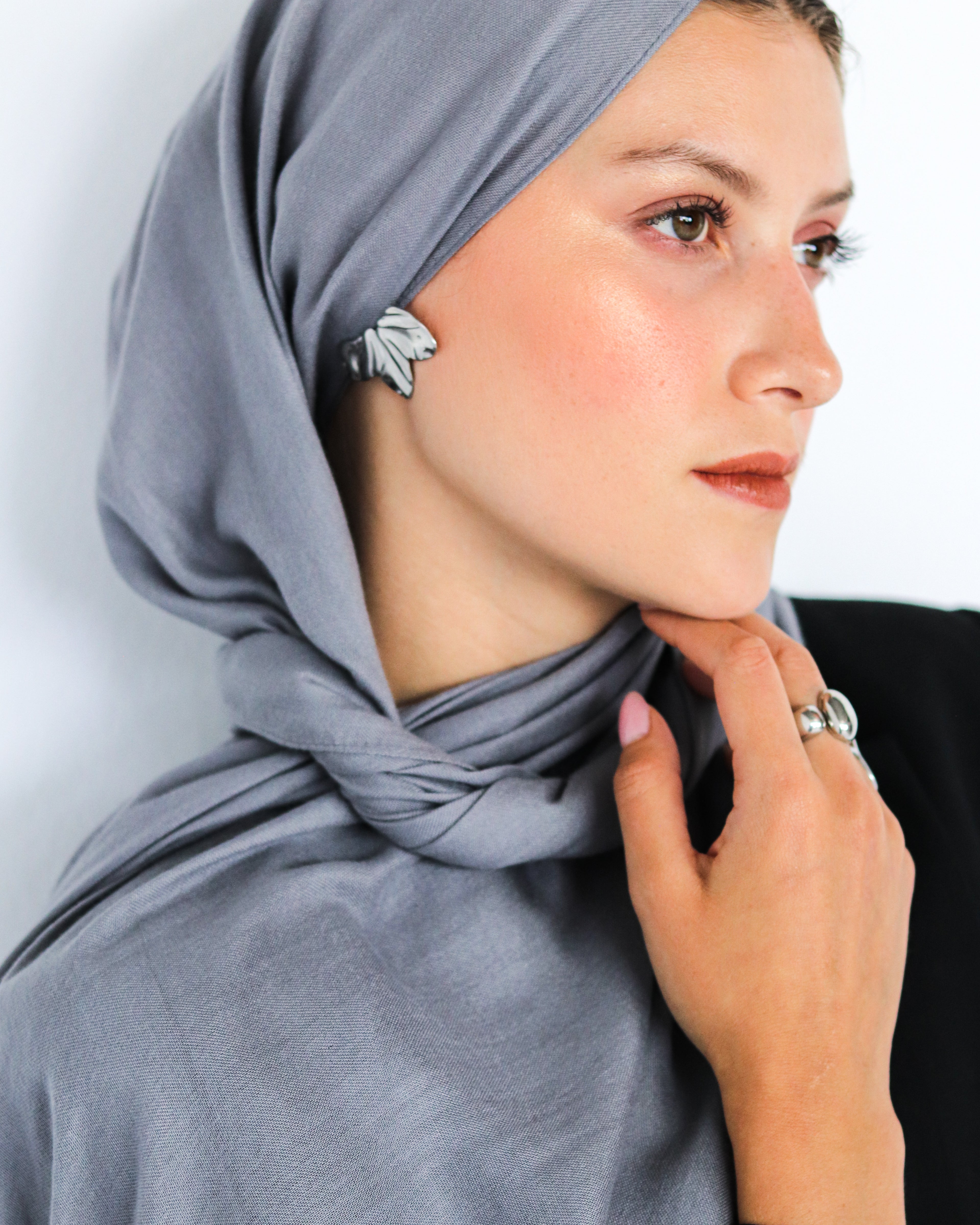 Elite Modal Scarf - Early Grey