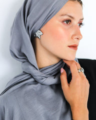 Elite Modal Scarf - Early Grey