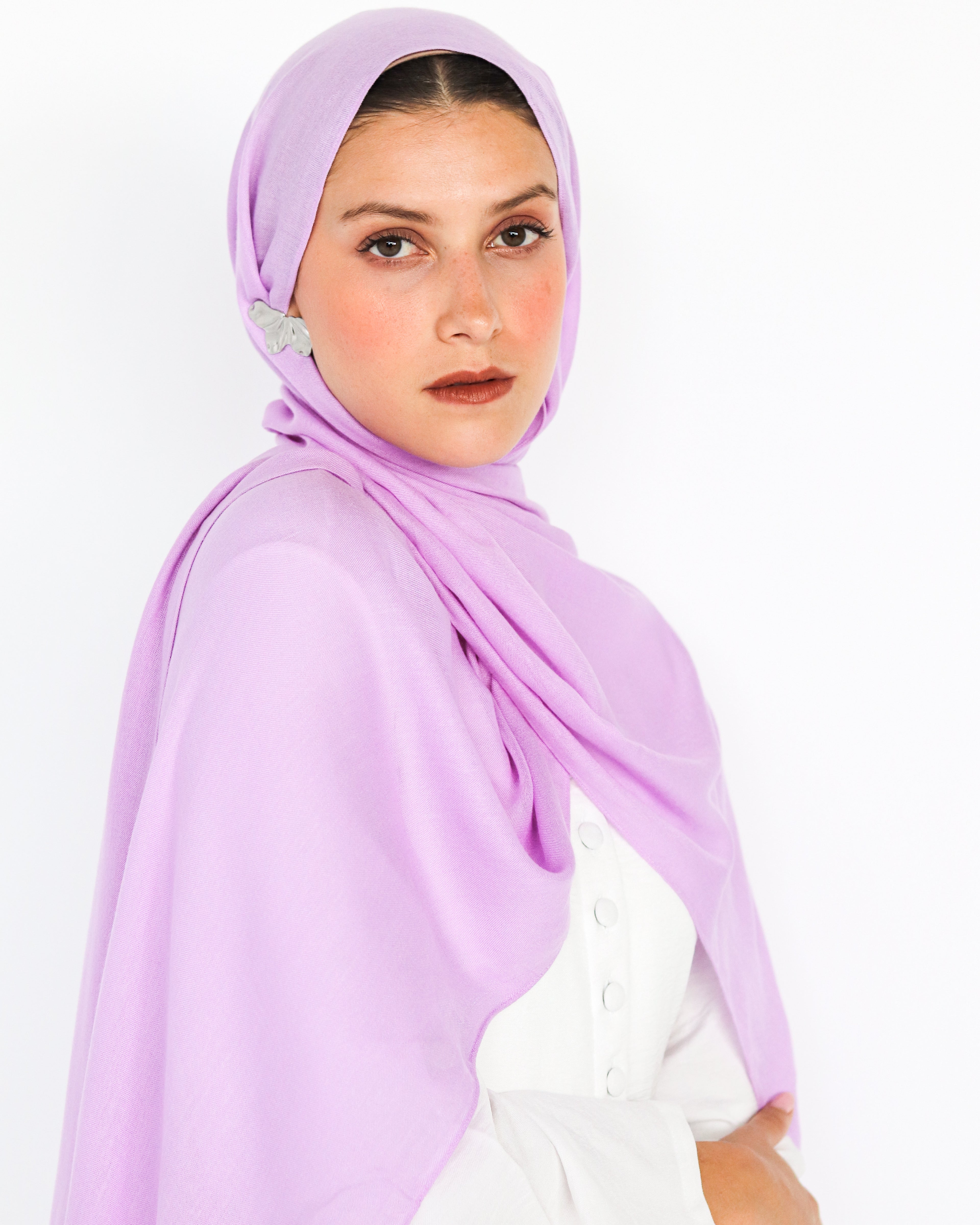 Elite Modal Scarf  - Lilac