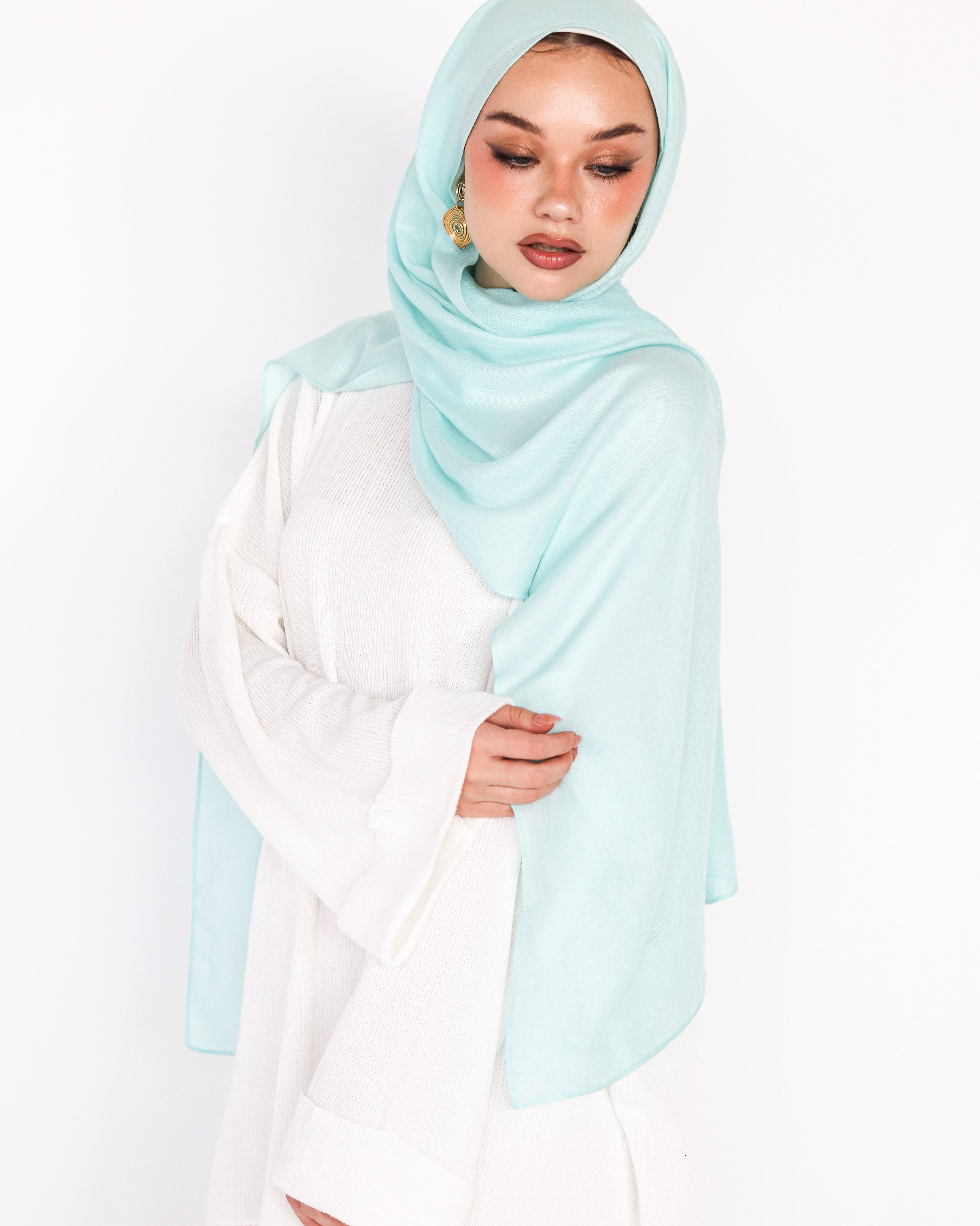 Elite Modal Scarf - Pale Turquoise