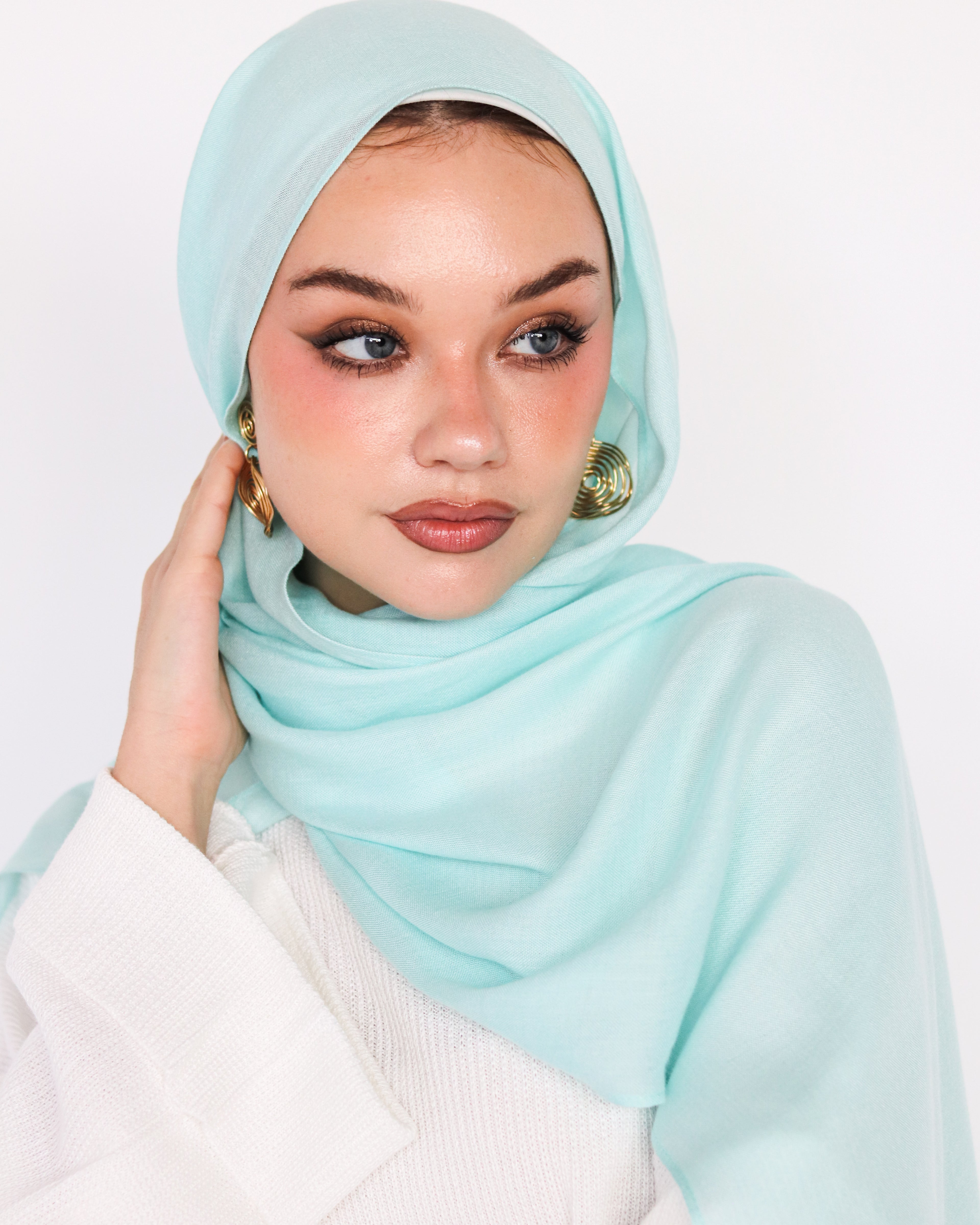 Elite Modal Scarf - Pale Turquoise