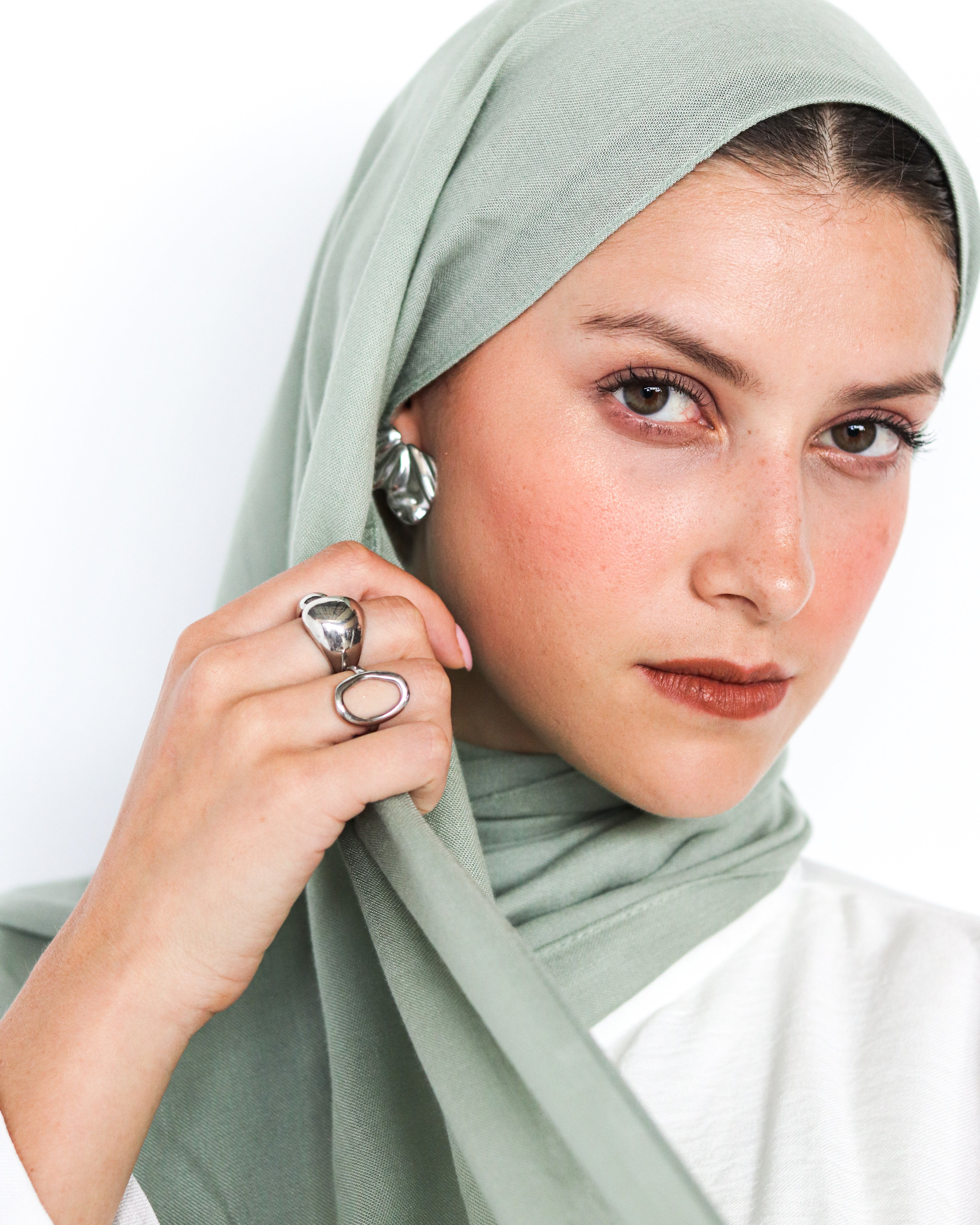 Elite Modal Scarf  - Matcha Milk
