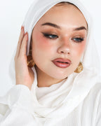 Elite Modal Scarf - White