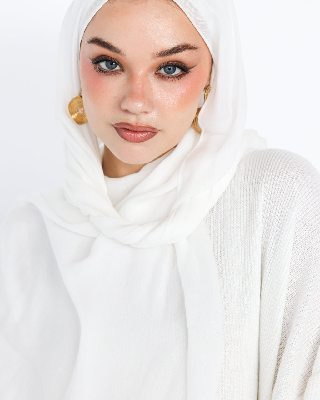 Elite Modal Scarf - White