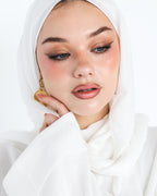 Elite Modal Scarf - White